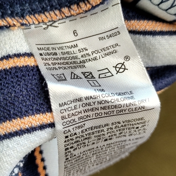 Banana Republic Striped Pencil Skirt 6 - Picture 8 of 8